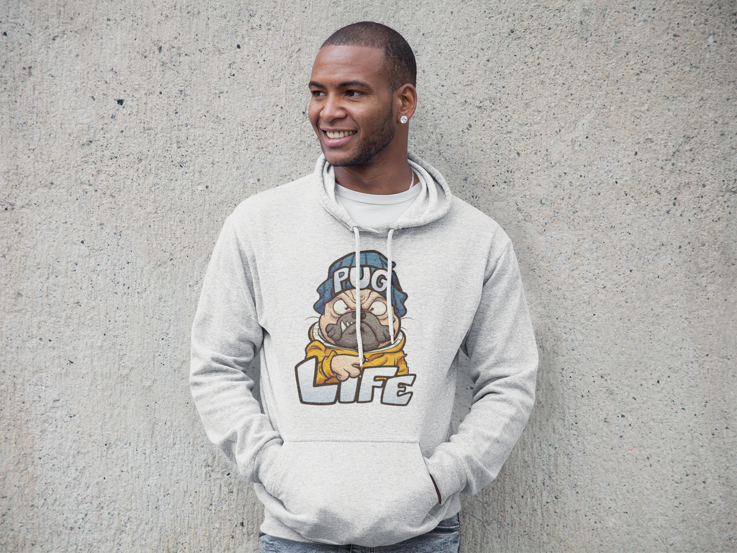 Unisex Full Sleeve Printed Hooded Sweatshir